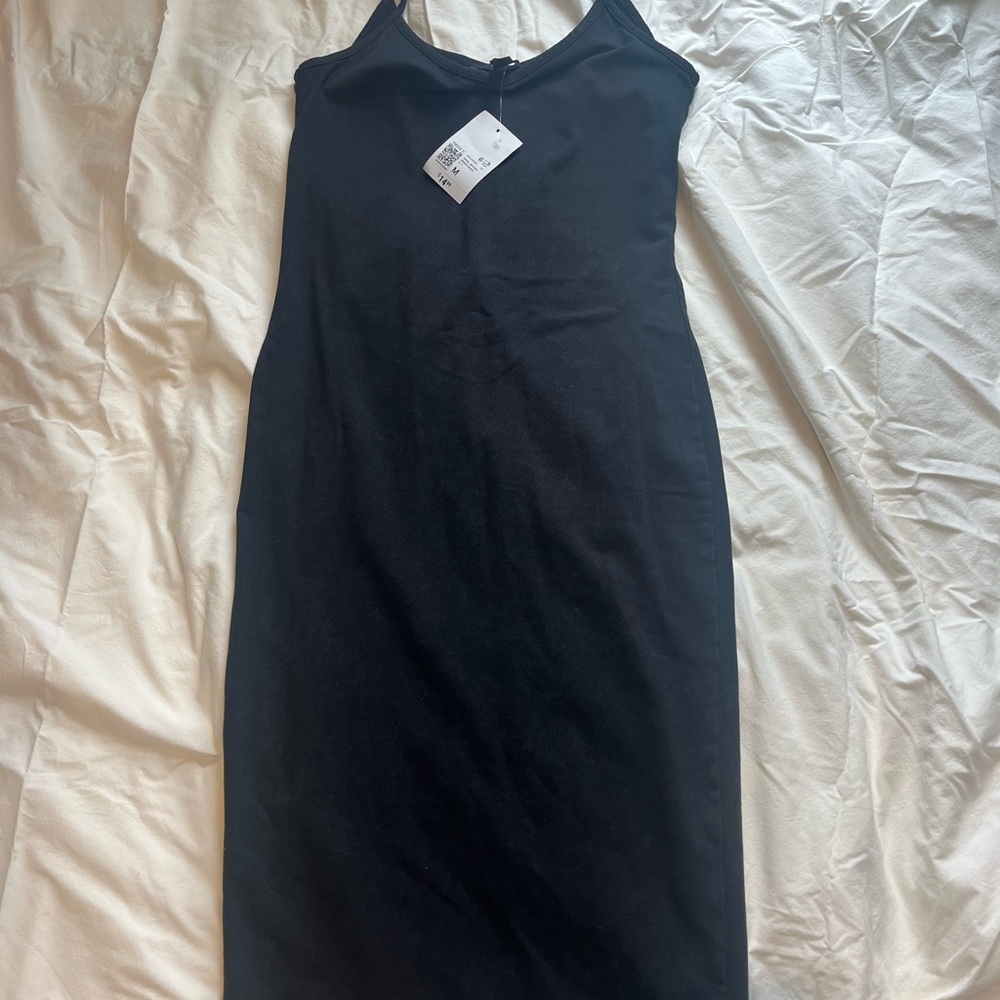Forever 21 Black Midi Dress